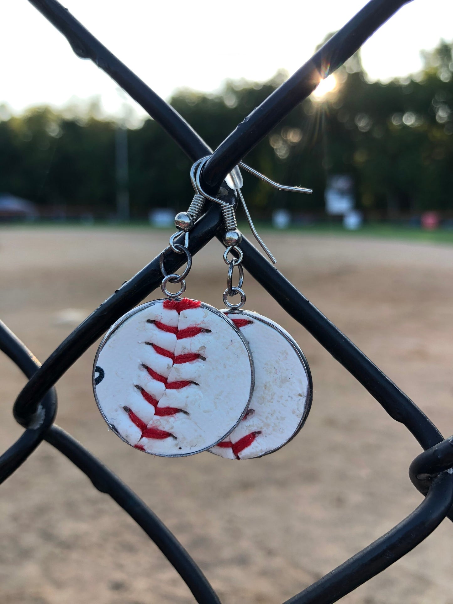 Baseball Earrings