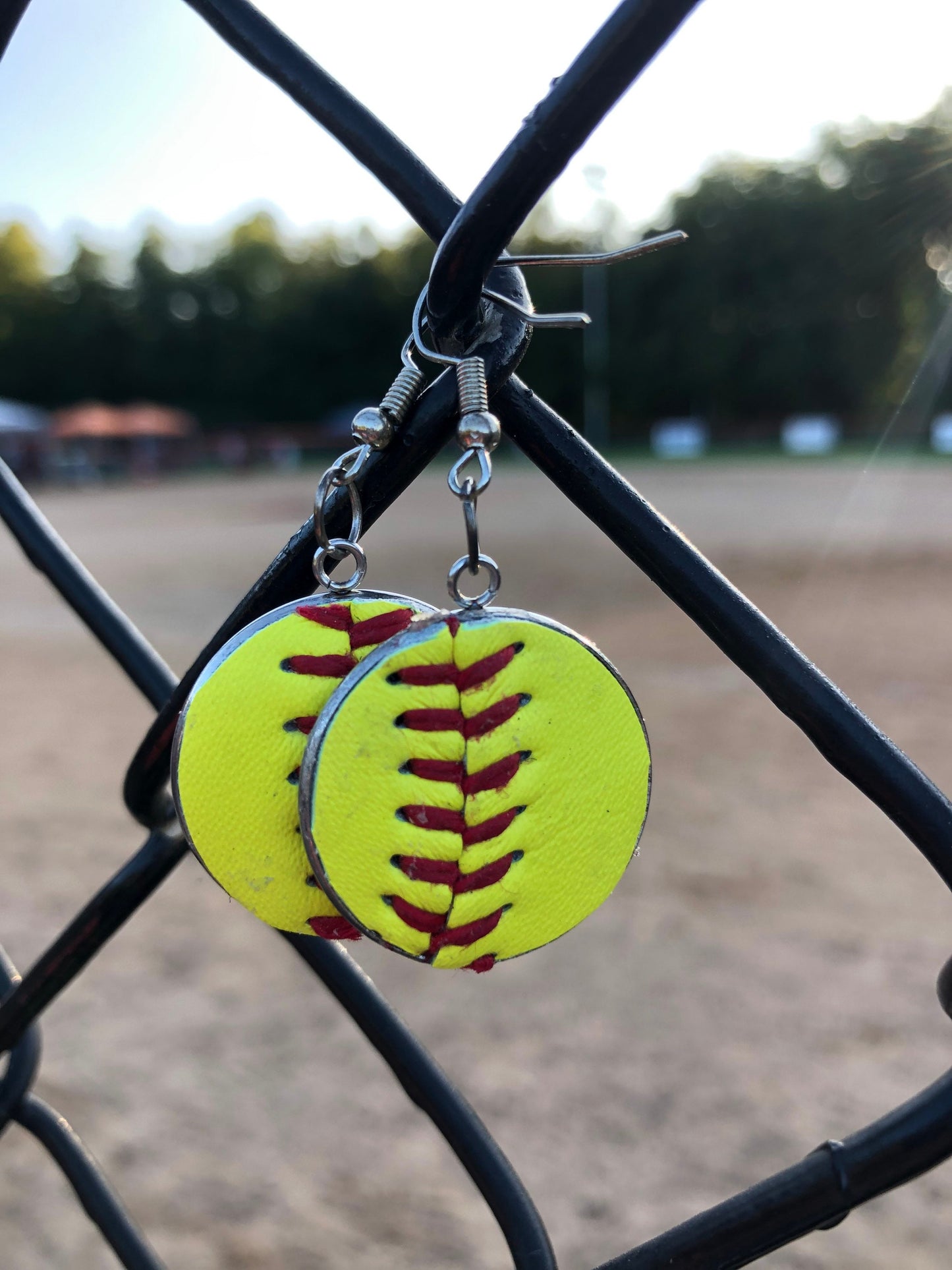 Softball Earrings