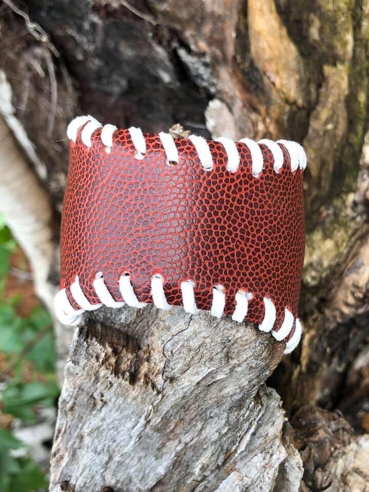 Football Cuff Bracelet