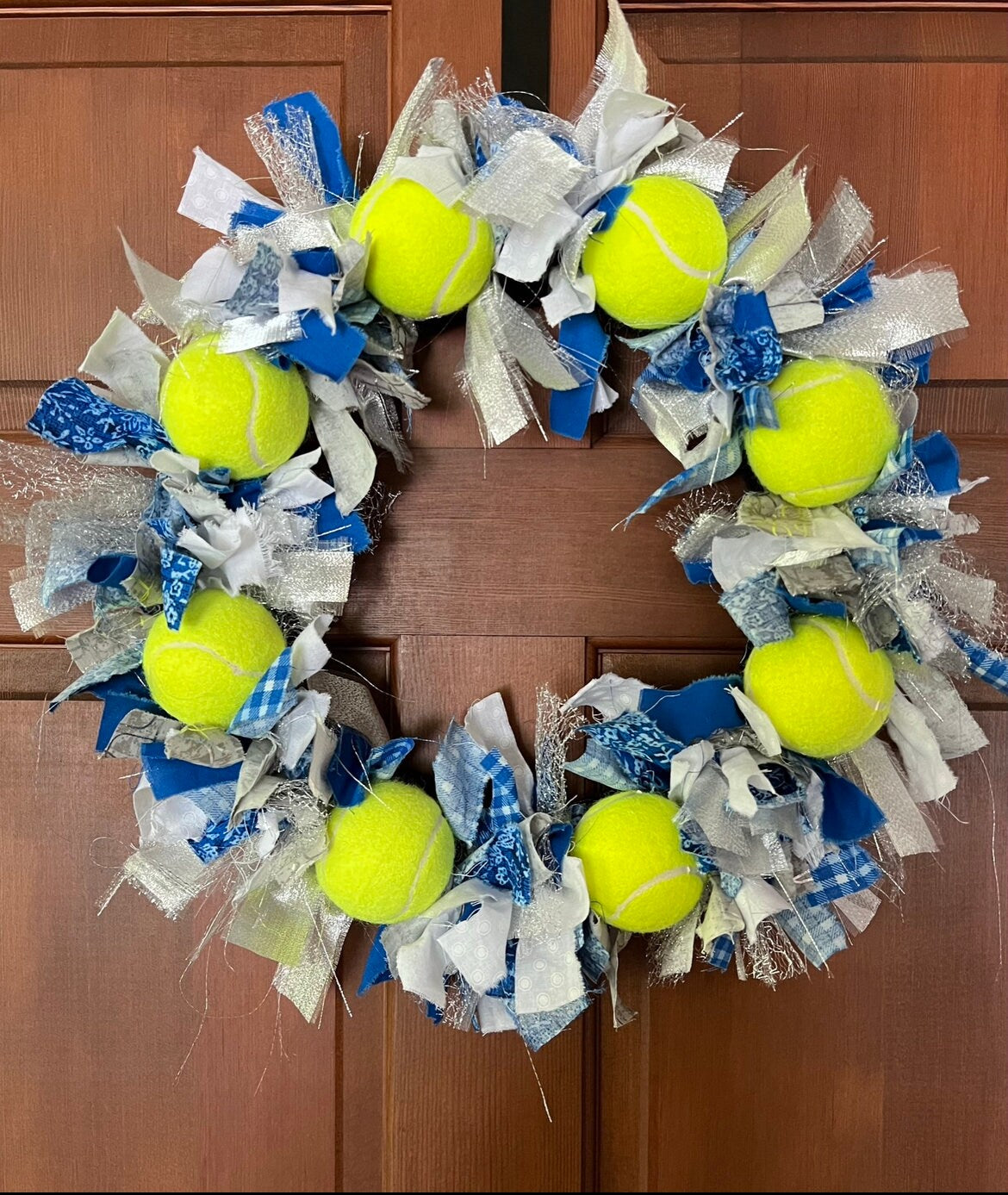 Tennis Rag Wreath