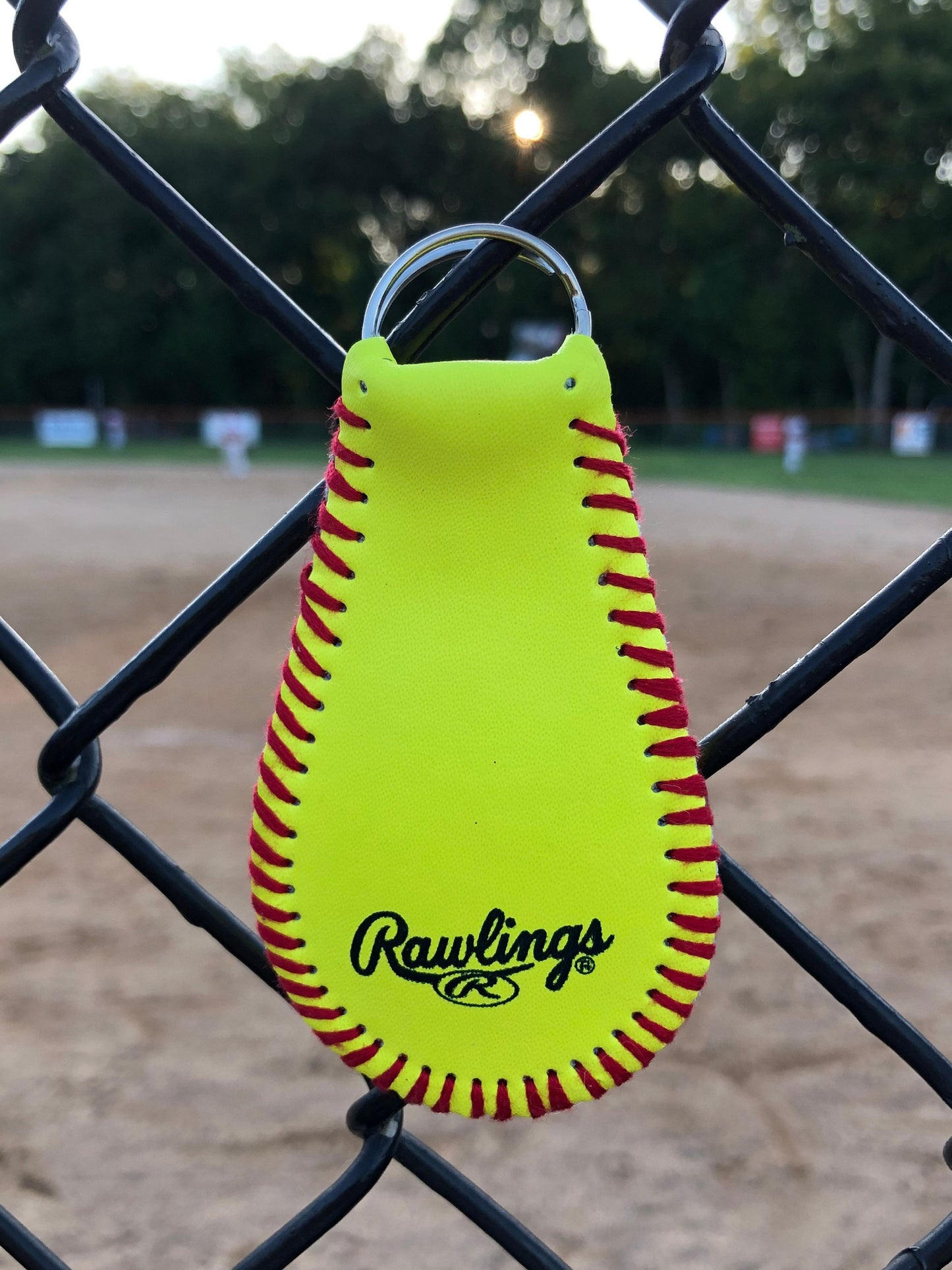 Softball Keychain