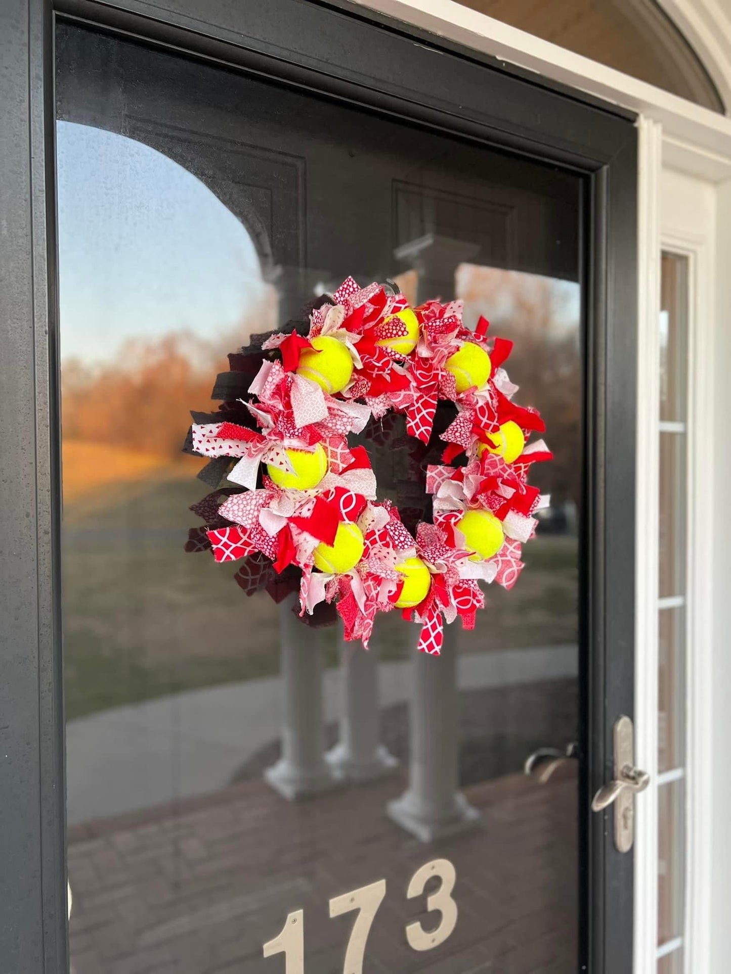 Tennis Rag Wreath