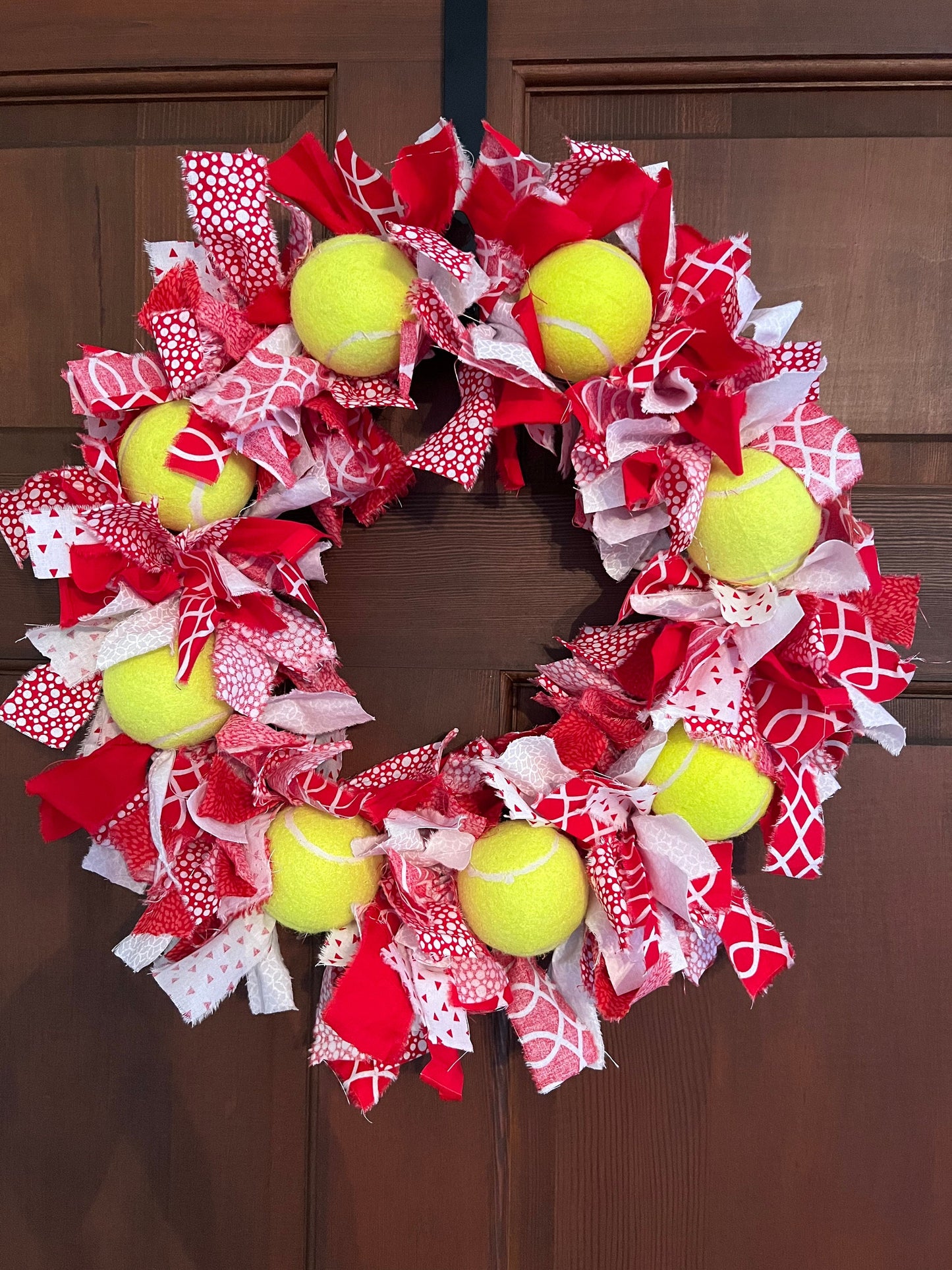 Tennis Rag Wreath