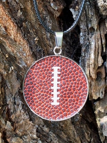 Football Pendant Necklace