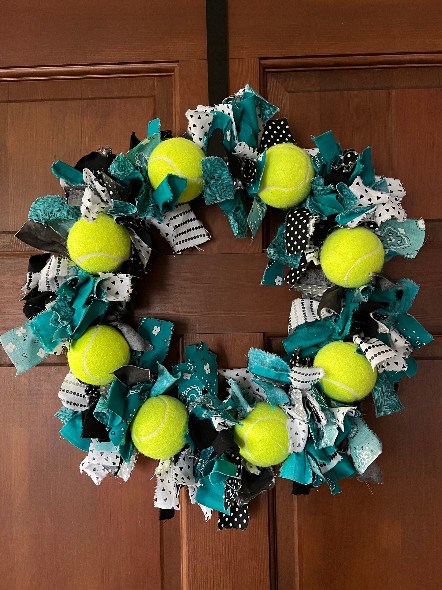 Tennis Rag Wreath